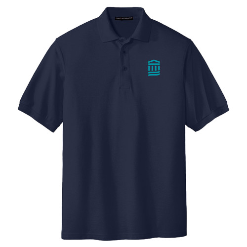  Extended Navy Silk Touch Polo - MGB Icon