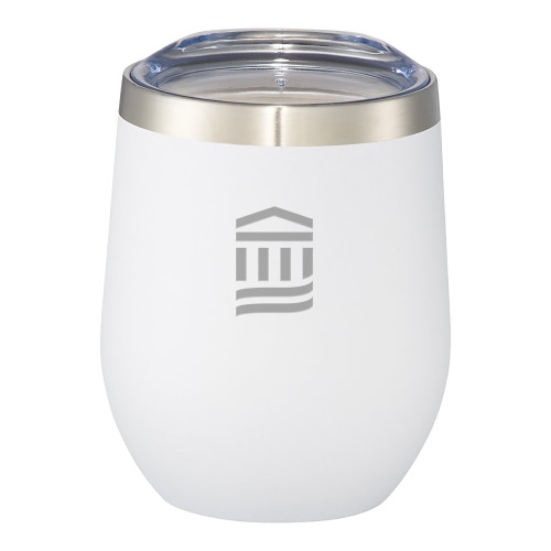  Corzo Vacuum Insulated White Cup 12oz - MGB IconEngraved