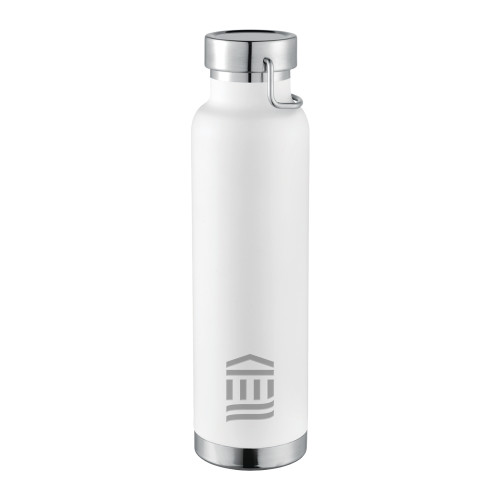  Thor Copper Vacuum Insulated White Bottle 22oz - MGB IconEngraved