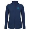 Thumbnail image for  Womens Navy Fleece Full Zip Jacket