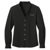 Thumbnail image for  Brooks Brothers Womens Black Long Sleeve Ruffle Collar Blouse
