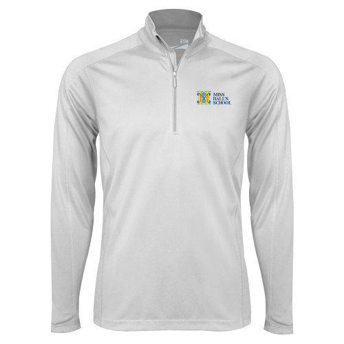  Syntrel White Interlock 1/4 Zip - MHS Horizontal