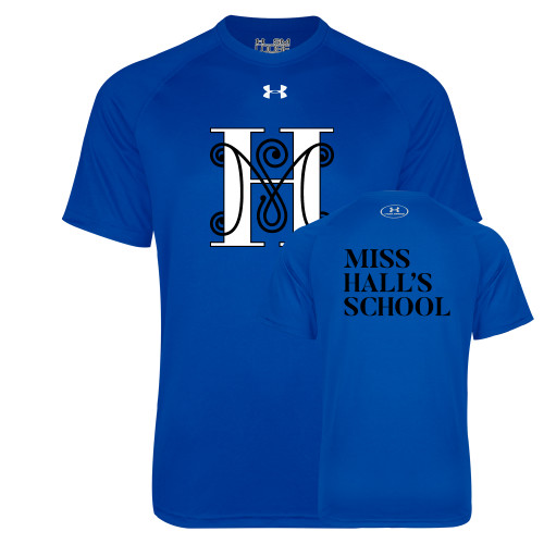  Under Armour Royal Tech Tee - MHS Logo