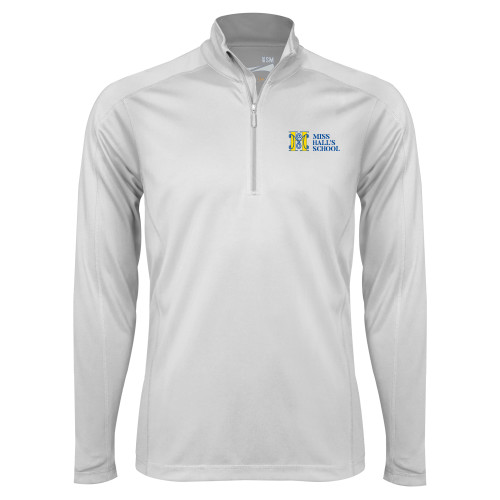  Syntrel White Interlock 1/4 Zip - MHS Horizontal