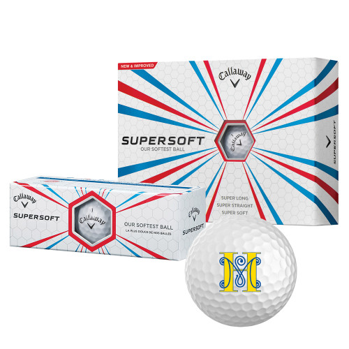  Callaway Supersoft Golf Balls 12/pkg - MHS Logo