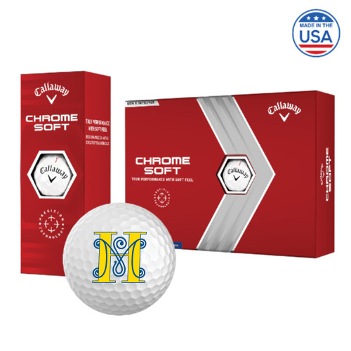  Callaway Chrome Soft Golf Balls 12/pkg - MHS Logo