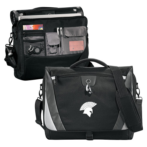 Missouri Baptist Black/Grey Slope Computer Messenger Bag