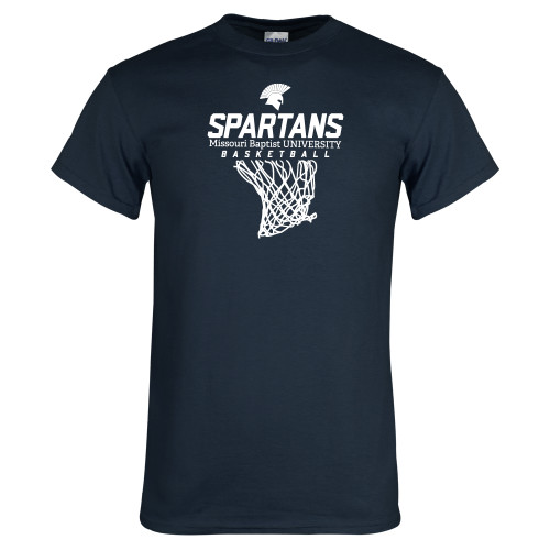  Navy T Shirt - Basketball Net