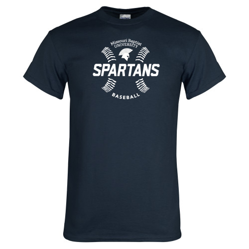  Navy T Shirt - Baseball Seams