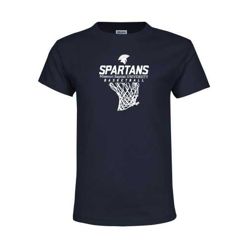  Youth Navy T Shirt - Basketball Net