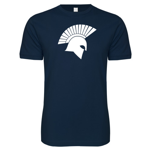  Next Level Navy SoftStyle T Shirt - Spartan Icon