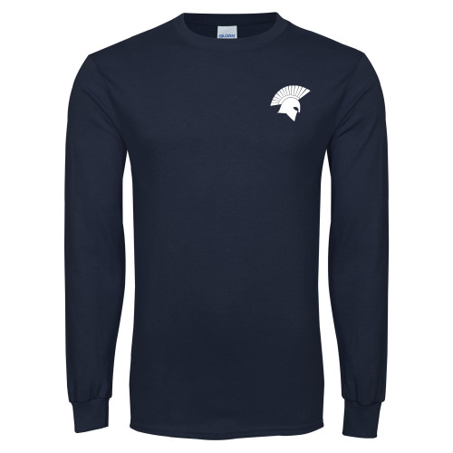  Navy Long Sleeve T-Shirt - Spartan Icon
