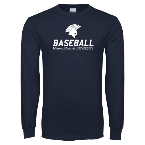  Navy Long Sleeve T-Shirt - Baseball