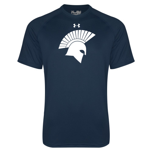  Under Armour Navy Tech Tee - Spartan Icon