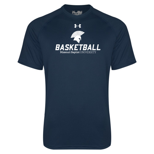  Under Armour Navy Tech Tee - Basketball