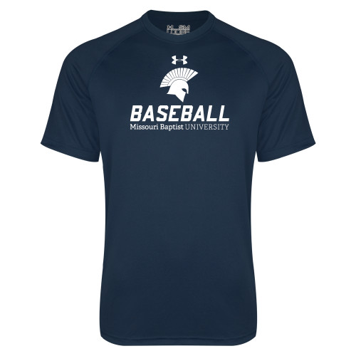 Under Armour Navy Tech Tee - Baseball