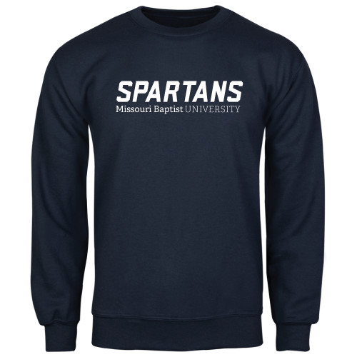  Navy Fleece Crew - Wordmark