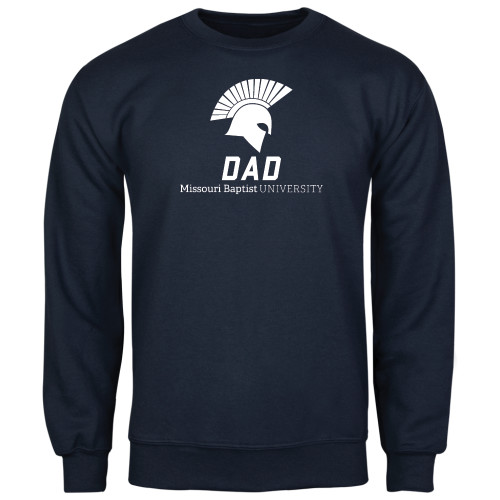  Navy Fleece Crew - Dad