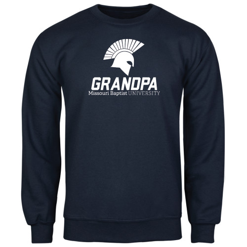  Navy Fleece Crew - Grandpa