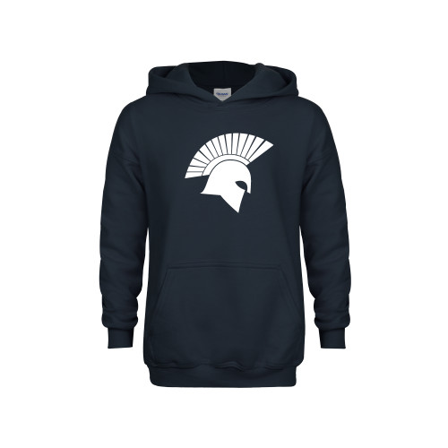  Youth Navy Fleece Hoodie - Spartan Icon