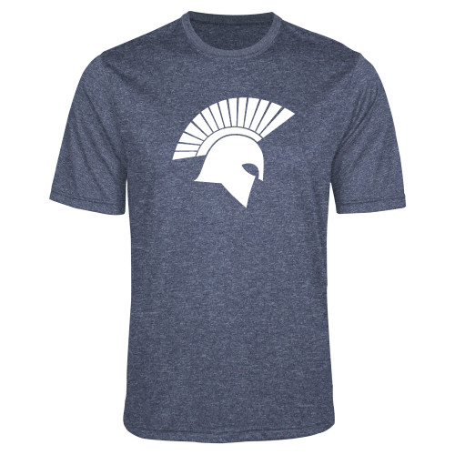  Navy Heather Performance Contender Tee - Spartan Icon