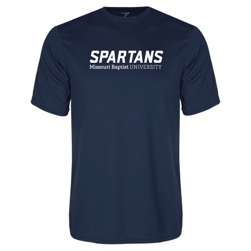  Navy Performance Tee - Wordmark