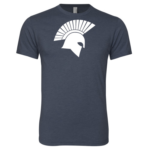  Next Level Navy Triblend Tee - Spartan Icon