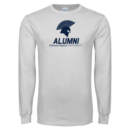  White Long Sleeve T Shirt - Alumni
