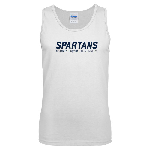  White Tank Top - Wordmark