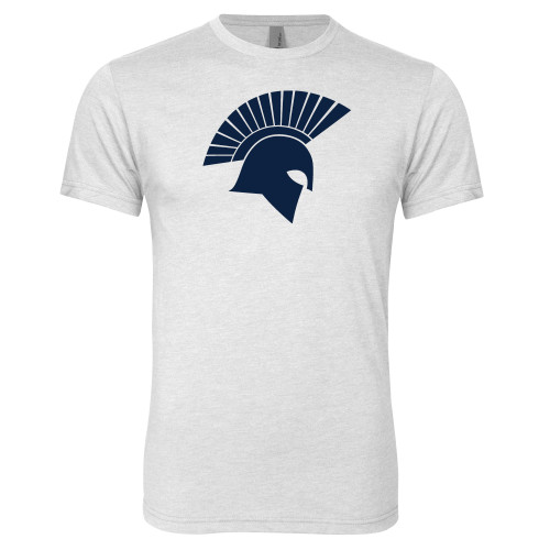  Next Level Heather White Triblend Tee - Spartan Icon