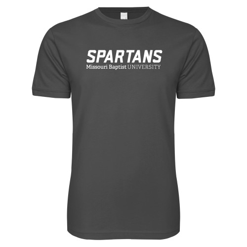  Next Level Charcoal SoftStyle T Shirt - Wordmark