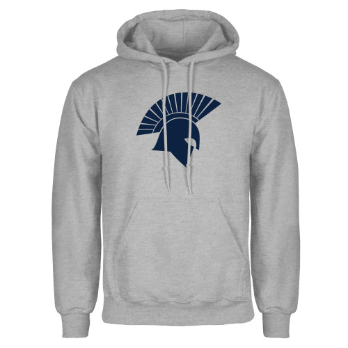  Grey Fleece Hoodie - Spartan Icon