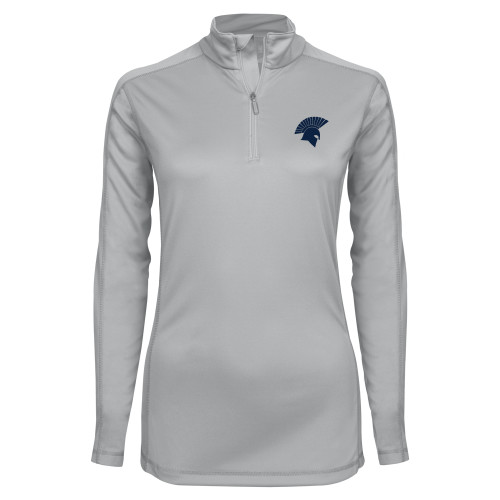  Syntrel Womens Platinum Interlock 1/4 Zip - Spartan Icon