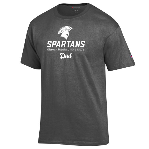  Champion Granite Heather T Shirt - Missouri Baptist Primary mark - Dad