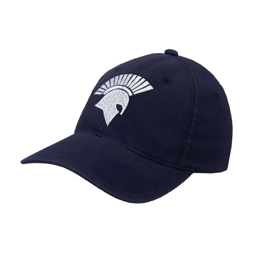 Navy Flexfit Structured Low Profile Hat - Spartan Icon