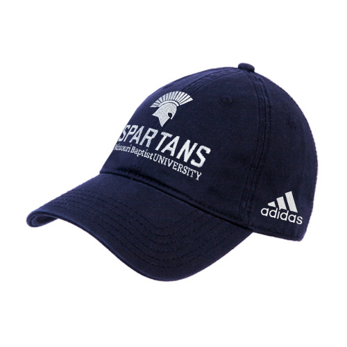  Adidas Navy Adjustable Washed Slouch - Primary Mark