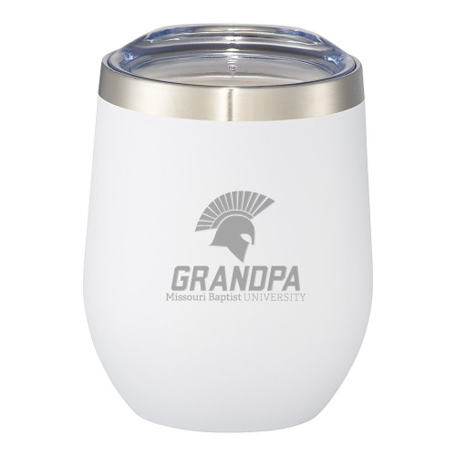  Corzo Vacuum Insulated White Cup 12oz - Grandpa Engraved