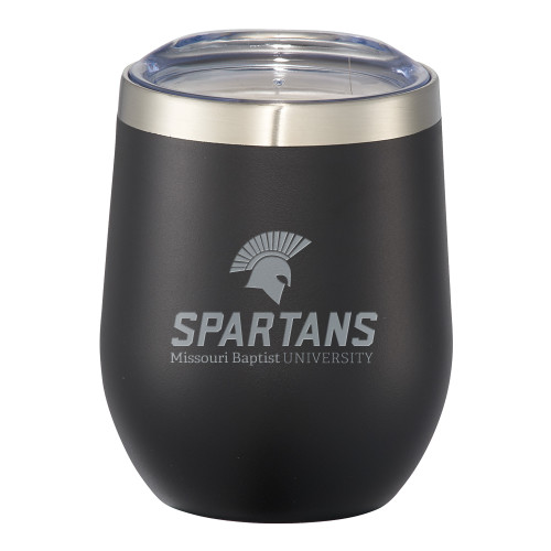  Corzo Vacuum Insulated Black Cup 12oz - Primary Mark Engraved