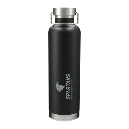 Thor Copper Vacuum Insulated Black Bottle 32oz - Primary Mark Engraved