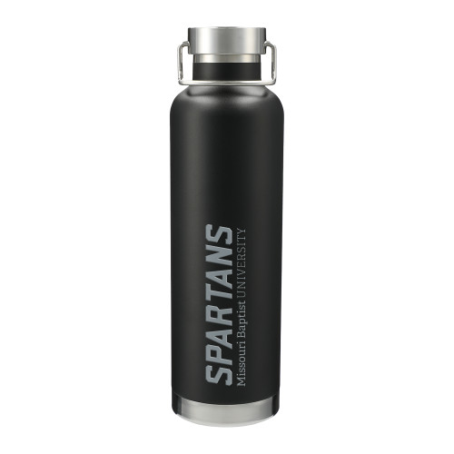  Thor Copper Vacuum Insulated Black Bottle 32oz - Wordmark Engraved