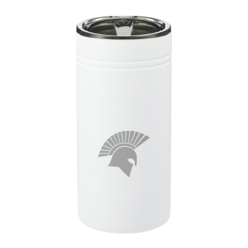  Sherpa Vacuum White Tumbler & Insulator 12oz - Spartan Icon Engraved