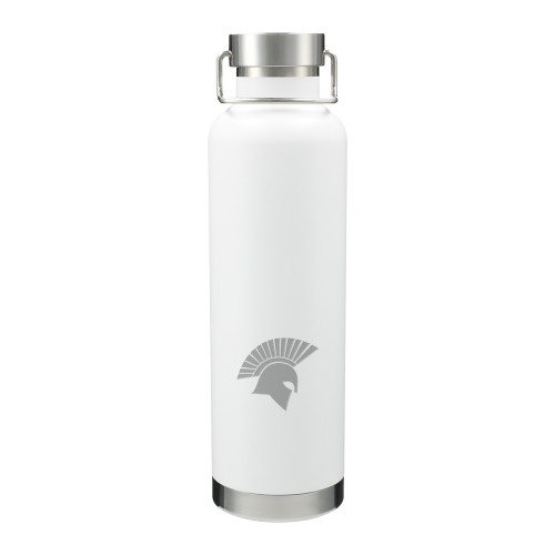  Thor Copper Vacuum Insulated White Bottle 32oz - Spartan Icon Engraved