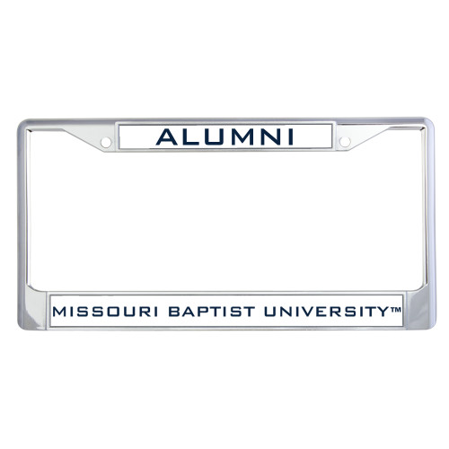  Alumni Metal License Plate Frame in Chrome - Alumni