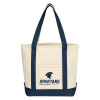 Thumbnail image for  Cotton Canvas Natural/Navy Tote Bag