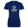 Thumbnail image for  Next Level Womens Navy Boyfriend Tee