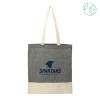 Thumbnail image for  Split Recycled Black Cotton Twill Convention Tote