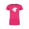 Thumbnail image for  Next Level Girls Fuchsia Fashion Fit T Shirt