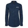 Thumbnail image for  Womens Navy Twill Button Down Long Sleeve 