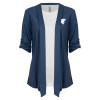 Thumbnail image for  Womens Navy Drape Front Cardigan Sweater 