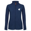 Thumbnail image for  Womens Navy Fleece Full Zip Jacket